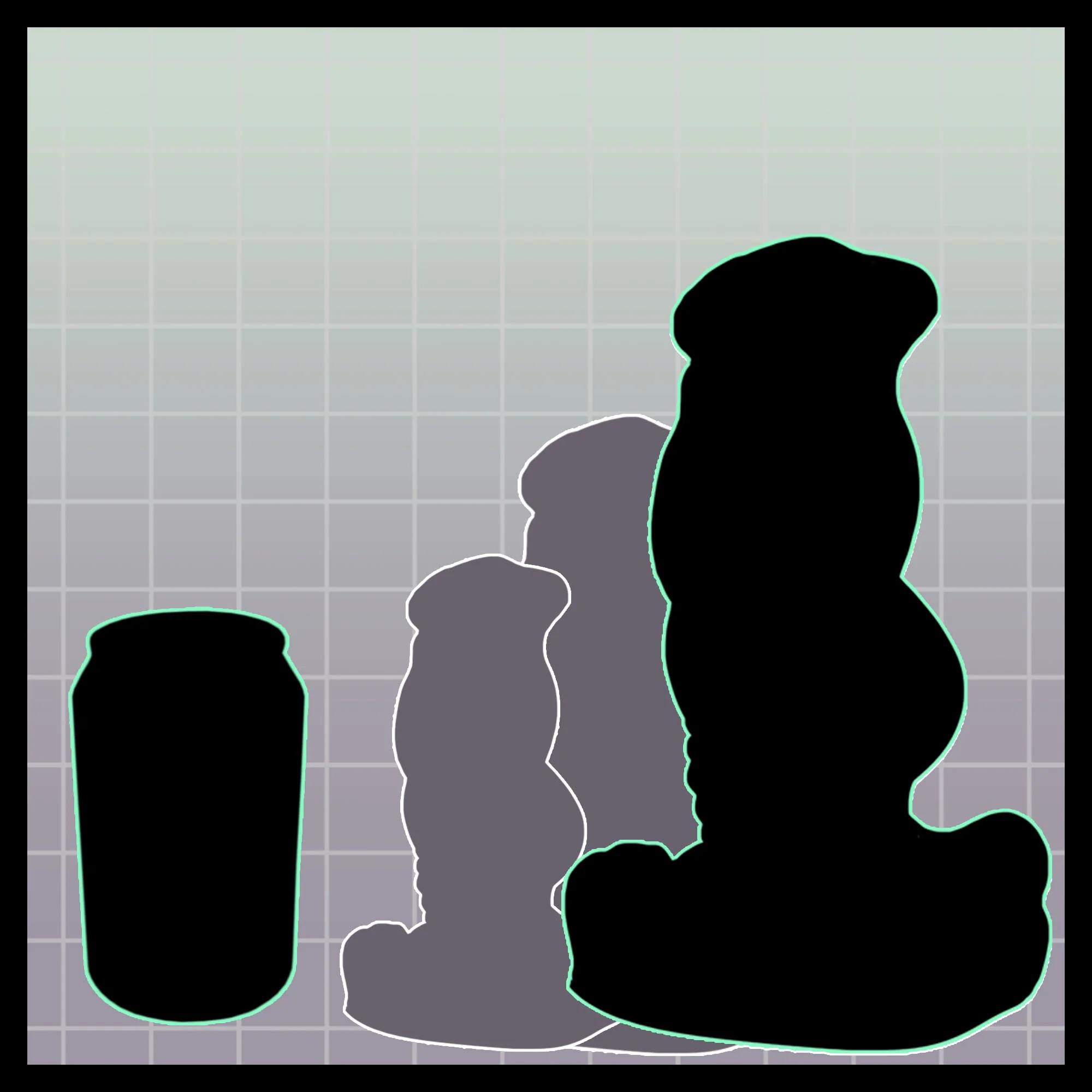 Nue L-3421~ Large Size ~ Split - Image 3